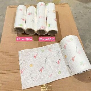 Cuộn khăn giấy lau bếp cỡ 25cm  20 tờ