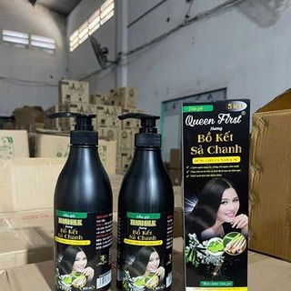 Dầu Gội Bồ Kết Sả Chanh Hari Silk 800ml Full Vat