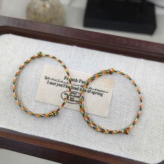 Vòng tay Ngũ Sắc Vàng Ánh Kim 1.5 mm size Người lớn, Vòng tay Phong Thủy bán đủ size, đủ màu
