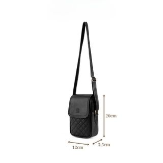 TÚI ĐEO CHÉO DA PU BỀN ĐẸP WHERA13, NHỎ GỌN MÀ SANG TRỌNG