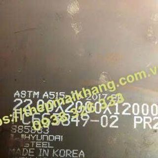 Thép Tấm Chịu Nhiệt A515 A516 Gr70,20MMX2000X6000/12M,10ly,12ly,14ly,16ly,ly,20ly,25ly,30ly,35ly,40ly,45ly,50ly,60ly