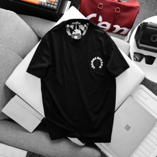 Mẫu Chrome Hearts logo thêu sắc nét.  chất cotton co giãn tốt dày dặn,mền mịn mát.