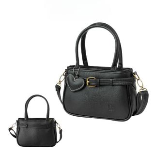 🤎 TÚI XÁCH NỮ WHERA48 MINI DA PU CAO CẤP, TẶNG KÈM CHARM TIM CỰC XINH