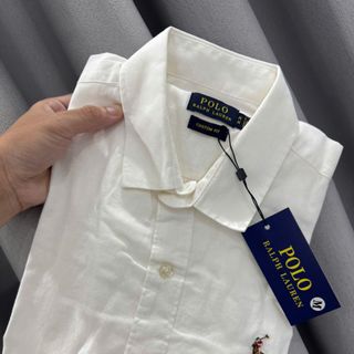 Tay Dài Polo  Linen nam.