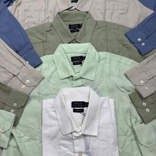 Tay Dài Polo  Linen nam.