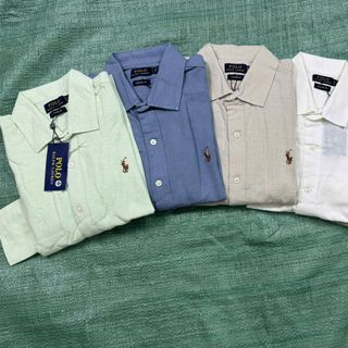 Tay Dài Polo  Linen nam.