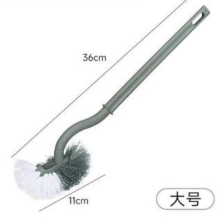 Bàn chải cọ toillet 2 màu lông Hama