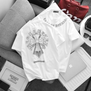 Mẫu áo thun CHROME HEARTS. Logo chuẩn , in phồng.