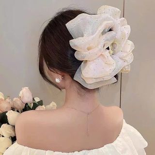 KẸP TÓC VOAN PHỒNG ĐÍNH ĐÁ LẤP LÁNH