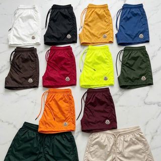 Short Moncler 2 lớp.  Chất dù trơn lót lưới, Logo may chắc chắc.