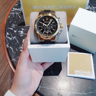SĂN SALE MÙA HÈ ĐỒNG HỒ NAM TRUNG CẤP MICHAELL DÂY CAO SU ĐEN MẶT CHONOGRAP ĐẸP NHƯ HÃNG