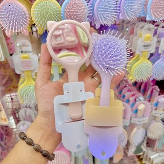 LƯỢC GỠ RỐI KÈM GƯƠNG SIÊU DỄ THƯƠNG