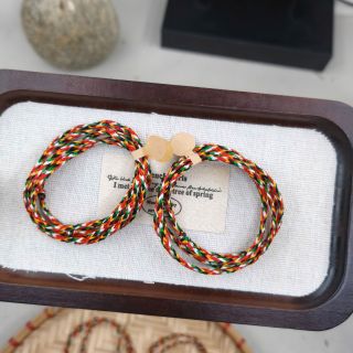 Vòng tay Ngũ Sắt Ấn độ, Nepal quấn 5 vòng Nam Nữ, Vòng tay Phong Thủy bán đủ size, đủ màu