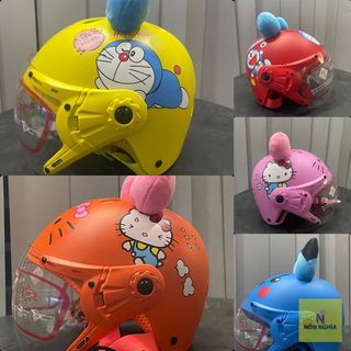 Mũ bảo hiểm trẻ em có kính - Phù hợp với bé từ 1 đến 3 tuổi, bé có trọng lượng dưới 16kg