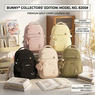 🎒 BALO THỜI TRANG MÃ A8205 – SIÊU HOT, KÈM MÓC THỎ CỰC XINH!