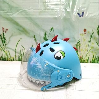 Mũ / Nón bảo hiểm trẻ em 2-4 tuổi( dưới 25kg) họa tiết khủng long dễ thương (vòng đầu 35-47cm/nặng400g )