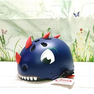 Mũ / Nón bảo hiểm trẻ em 2-4 tuổi( dưới 25kg) họa tiết khủng long dễ thương (vòng đầu 35-47cm/nặng400g )