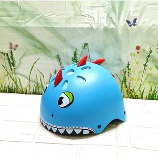 Mũ / Nón bảo hiểm trẻ em 2-4 tuổi( dưới 25kg) họa tiết khủng long dễ thương (vòng đầu 35-47cm/nặng400g )