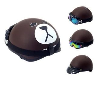 Mũ bảo hiểm nửa đầu cao cấp ĐA SẮC - NHIỀU MẪU - ĐA DẠNG LOẠI TEM, HÌNH DÁNG - Helmet - Mũ bảo hiểm 1/2