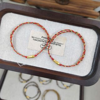 Vòng tay Ngũ Sắc Cá Vàng Kim Sa Phú Quý Thịnh Vượng Freesize Tay, Chân. Vòng tay Phong Thủy bán đủ size, đủ màu