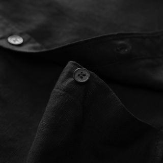LINEN POLO TAY DÀI.  Chất linen.