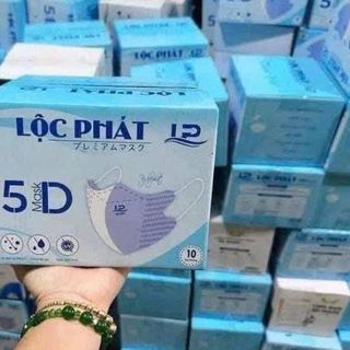 HỘP 100 KHẨU TRANG 5D LỘC PHÁT