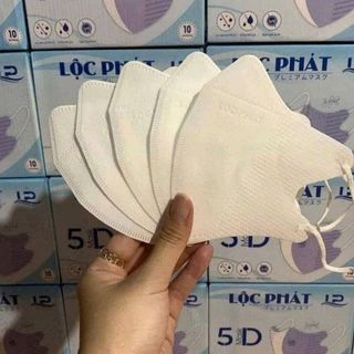 HỘP 100 KHẨU TRANG 5D LỘC PHÁT