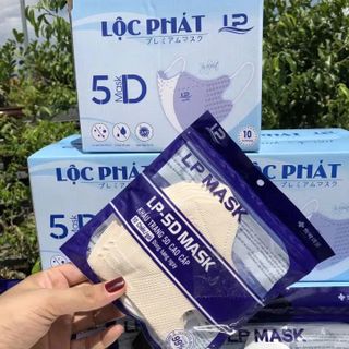 HỘP 100 KHẨU TRANG 5D LỘC PHÁT