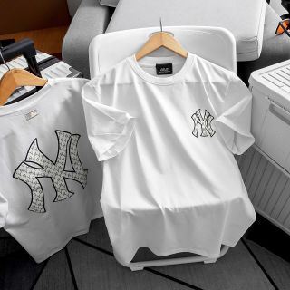 Mẫu áo thun MLB nam. Logo in phồng,  form unisex.