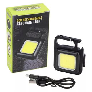 ĐÈN PIN MÓC KHOÁ COB MINI SẠC USB ĐA NĂNG
