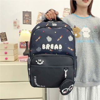 🎒 BALO THỜI TRANG A0532 – HOT TREND HỌA TIẾT BREAD SIÊU ĐÁNG YÊU!