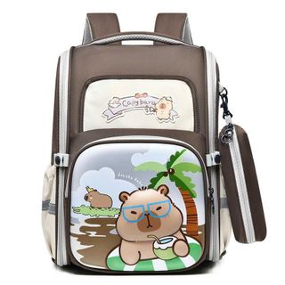 🎒 BALO CHỐNG GÙ MÃ A211 – CAPYBARA SIÊU CUTE 🎒