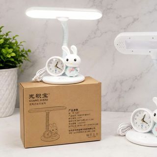 ĐÈN HỌC LED ĐỂ BÀN 5587 8W TÍCH HỢP ĐỒNG HỒ BÁO THỨC - 3 CHẾ ĐỘ