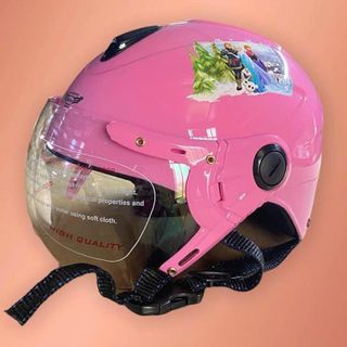 Mũ bảo hiểm nửa đầu cho bé trai, gái 5, 6, 7, 8, 9 tuổi hình siêu nhân, công chúa Bktec cao cấp Helmet