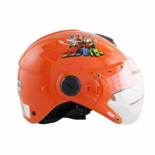 Mũ bảo hiểm nửa đầu cho bé trai, gái 5, 6, 7, 8, 9 tuổi hình siêu nhân, công chúa Bktec cao cấp Helmet