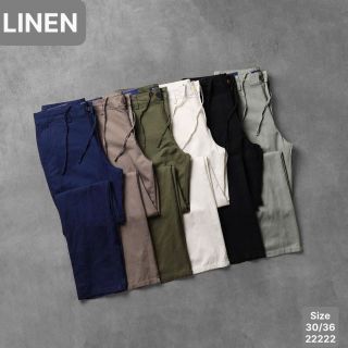 Quần dài LINEN polo nam.