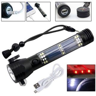 ĐÈN PIN NĂNG LƯỢNG MẶT TRỜI ĐA NĂNG T09 SẠC USB SIÊU SÁNG