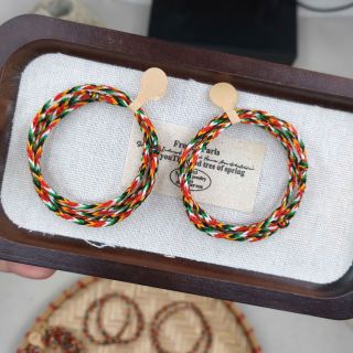 Vòng tay Ngũ Sắc Đỏ 3.0 mm 2 nút tròn Trẻ Em và Người lớn, Vòng tay Phong Thủy bán đủ size, đủ màu