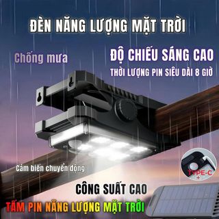 ĐÈN KẸP NĂNG LƯỢNG MẶT TRỜI CẢM BIẾN CHUYỂN ĐỘNG YD-19