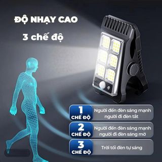 ĐÈN KẸP NĂNG LƯỢNG MẶT TRỜI CẢM BIẾN CHUYỂN ĐỘNG YD-19