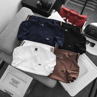 T shirt BOSS.  Chất  Cotton 100% 4c.  Dày Mịn mát. Thấm hút mồ hôi. Chất đẹp.