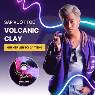 Sáp Vuốt Tóc Apestomen Volcanic Clay 80g