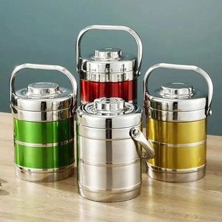 CÀ MEN GIỮ NHIỆT INOX 2 Lít CÓ QUAI XÁCH (T60)