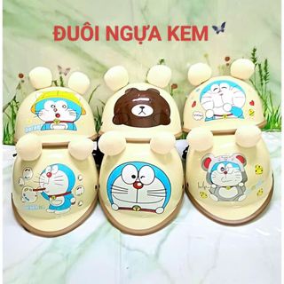 Mũ / Nón bảo hiểm trẻ em có tai cho bé 2 - 5 tuổi dưới 25kg hoạ tiết ngẫu nhiên (vòng đầu 35-47 cm)