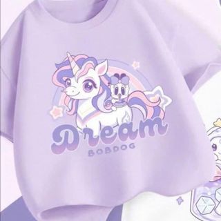 Áo thun,Áo thun ngắn tay bé gái, 100% Cotton, thích hợp cho trẻ từ 3-14 tuổi