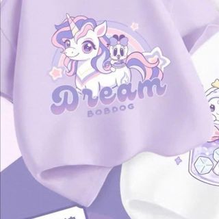 Áo Thun Bé Gái Cotton Mềm Mịn Form Rộng Hình ngộ nghĩnh Cho Trẻ Em 10-40kg