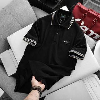 Bo.sss New polo shirt.  Chất cá vải cá sấu 2c mềm mịn.