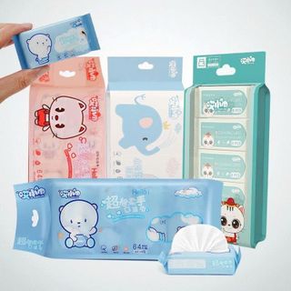 SET 8 GÓI KHĂN ƯỚT MINI BỎ TÚI (T60)