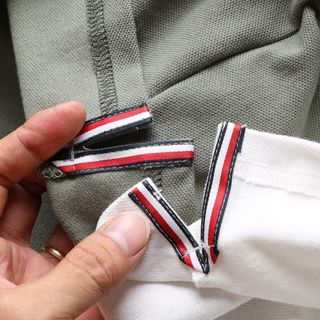 Sơ mi Polo TM  cá sấu cotton lục giác Vải chính quy.
