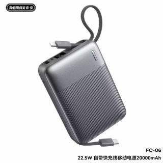PIN DỰ PHÒNG REMAX FC-06 DUNG LƯỢNG 20000 mAH Sạc nhanh 22.5w